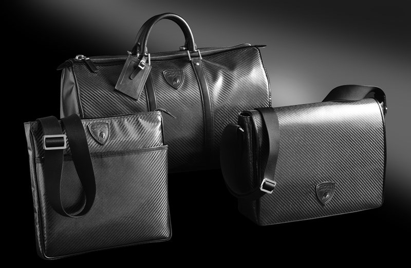 Collezione Automobili Lamborghini Introduces its First Range of Carbon Fiber Bags