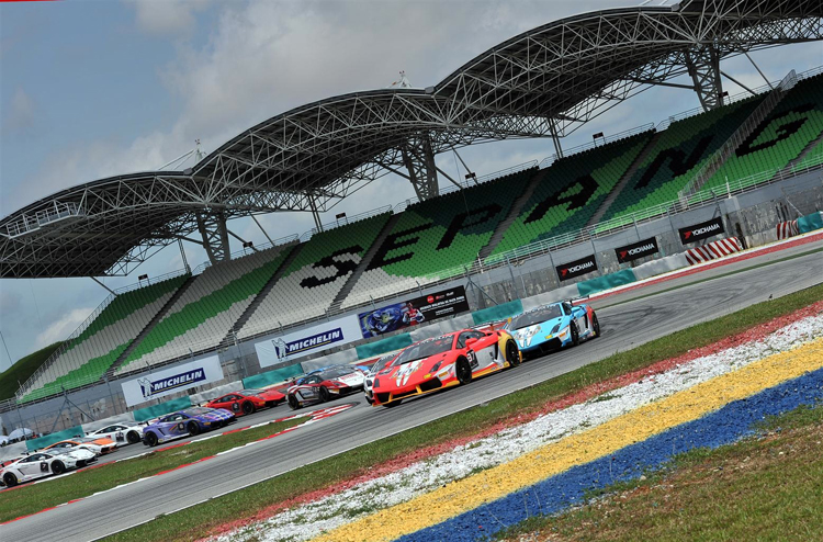 Lamborghini Blancpain Super Trofeo Asia Inagural Race in Sepang