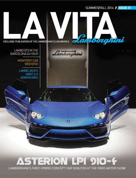 Issue 31 of La Vita Lamborghini Magazine