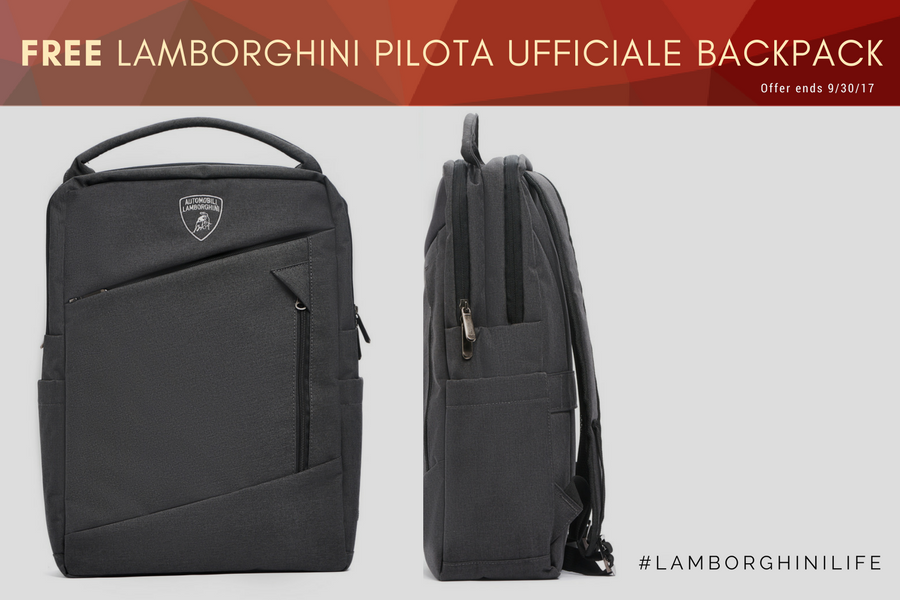 New VIP Members Receive Lamborghini Backpack